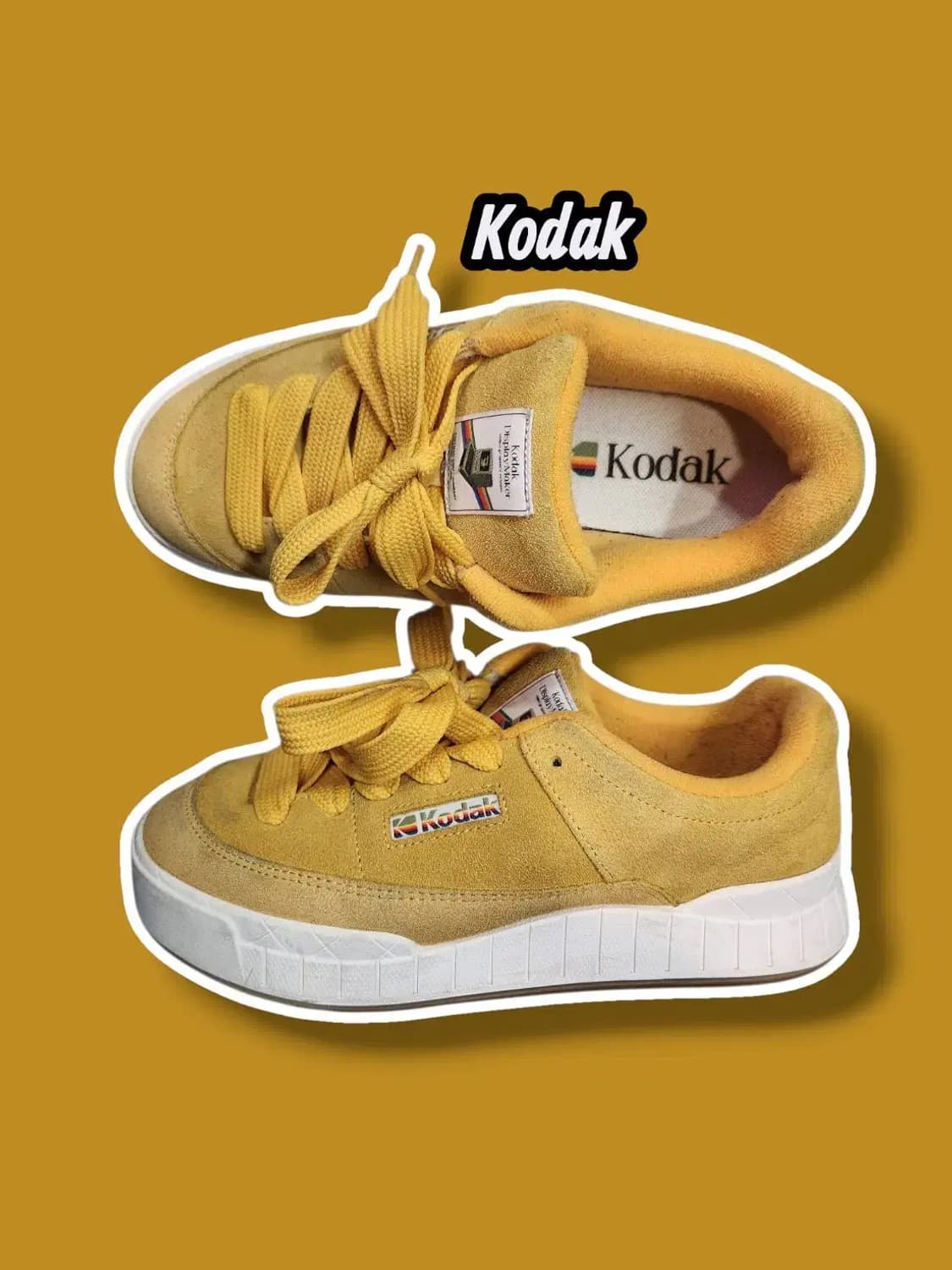 240/ 코닥 필리 스웨드 스니커즈 옐로우 /0127 상품이미지1
