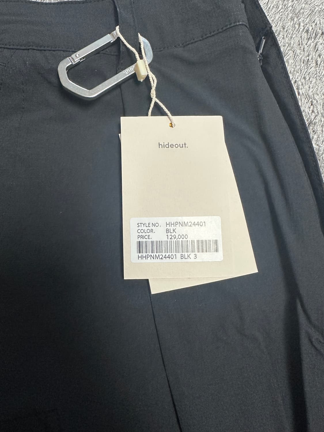 하이드아웃 밀리터리 복각 카고 팬츠 블랙 3 사이즈 상품이미지3