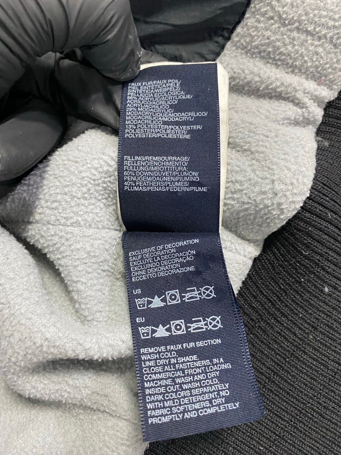 타미힐피거 크롭 다운 패딩 푸퍼자켓 S 상품이미지7