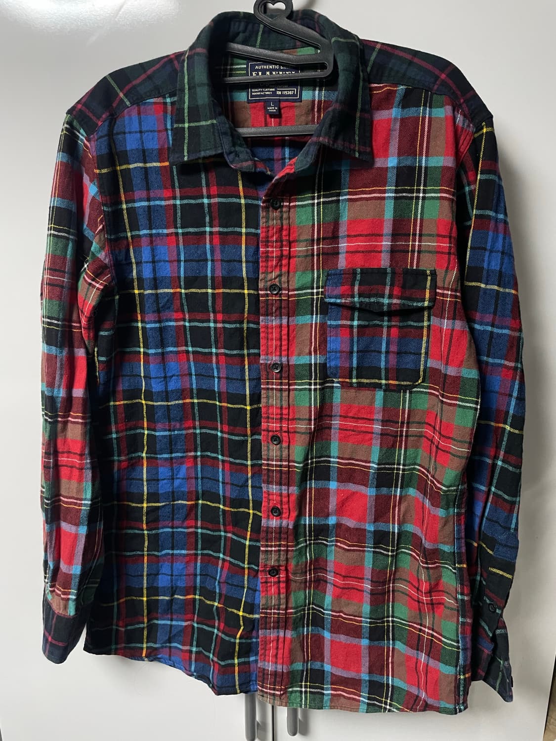 체크 남방 상품이미지1