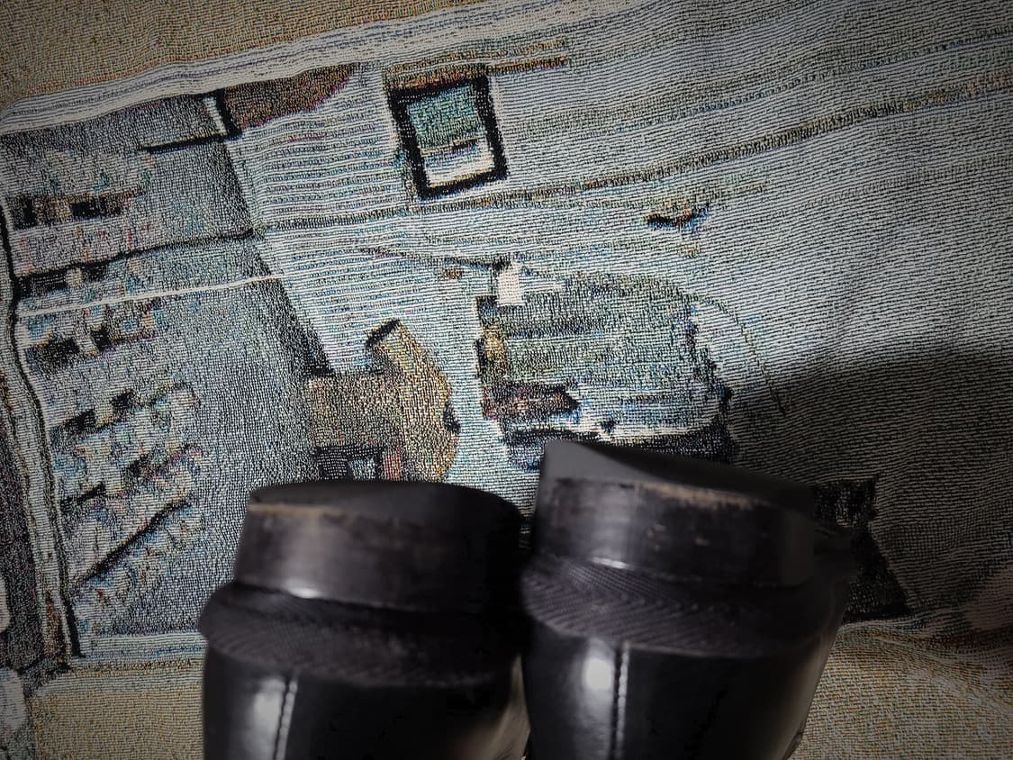 미도리카와 뉴 체인 레더 슈즈 상품이미지9