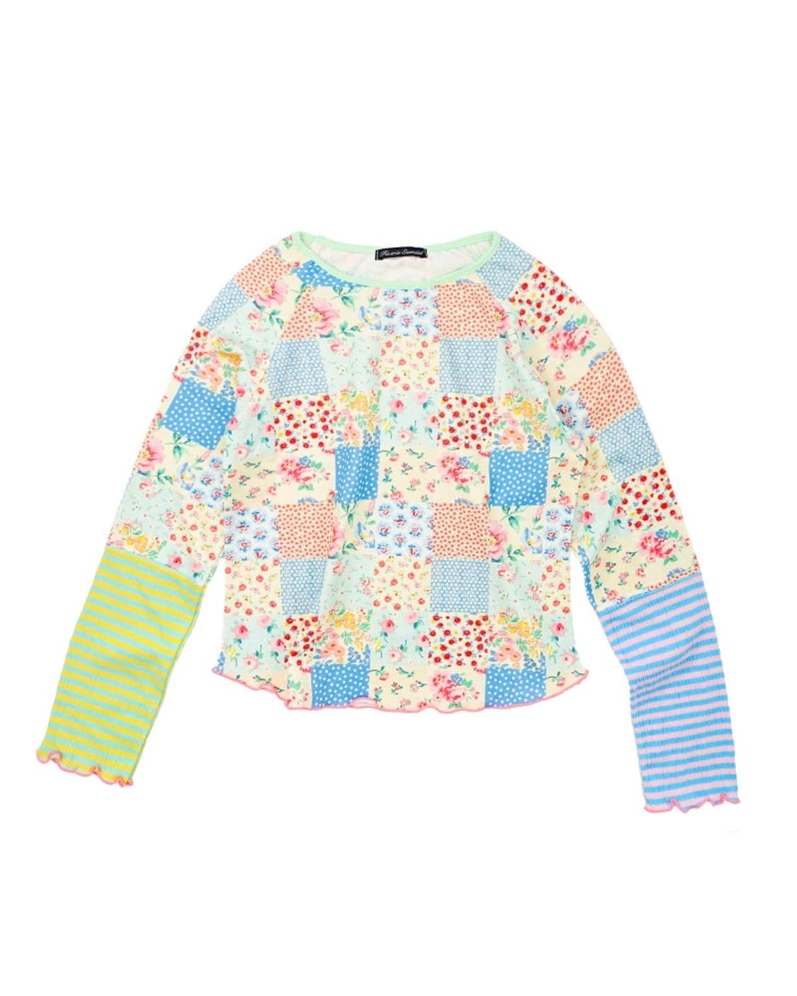 샵페어리[F.E.E.S] ppi ppi patchwork long top 상품이미지4