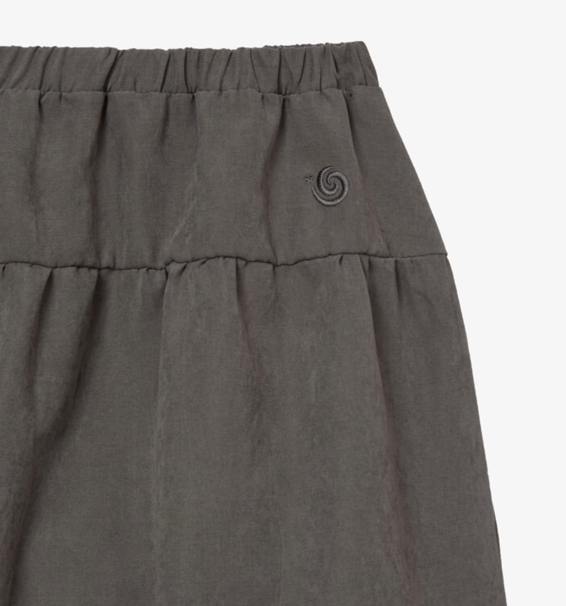 aeae - check midi tiered skirt (brown) 상품이미지2