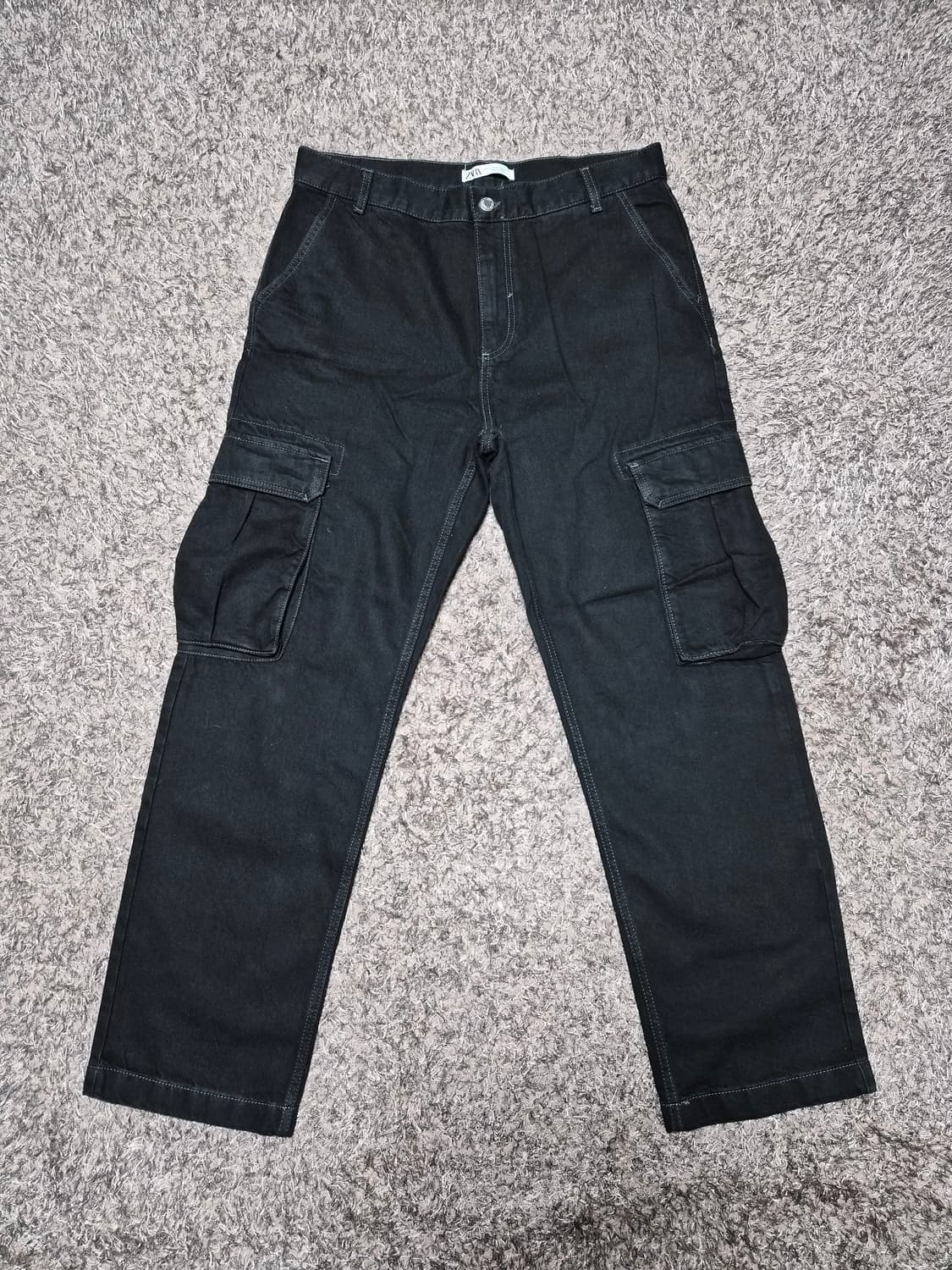 자라 카고 데님 팬츠 상품이미지1