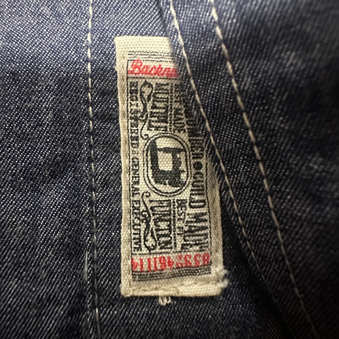 BACK NUMBER work denim shirt 상품이미지4