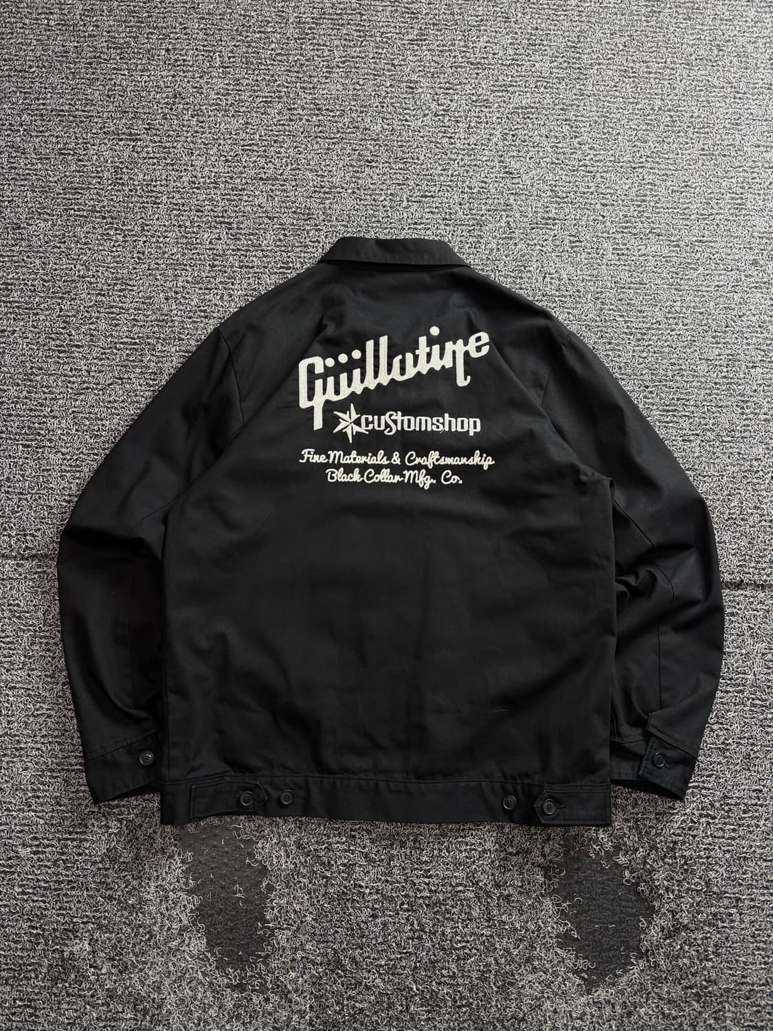 길로틴 아티산 빈티지 아카이브 블랙 워크 자켓 3486 상품이미지4