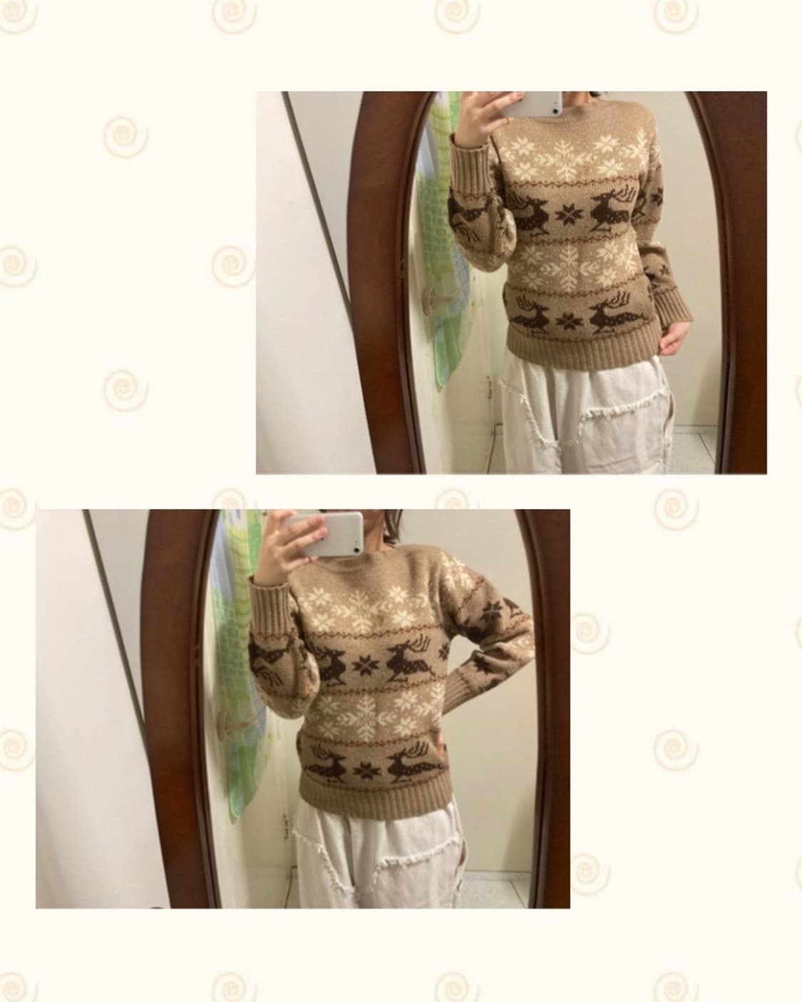 카라멜노르딕니트 상품이미지1