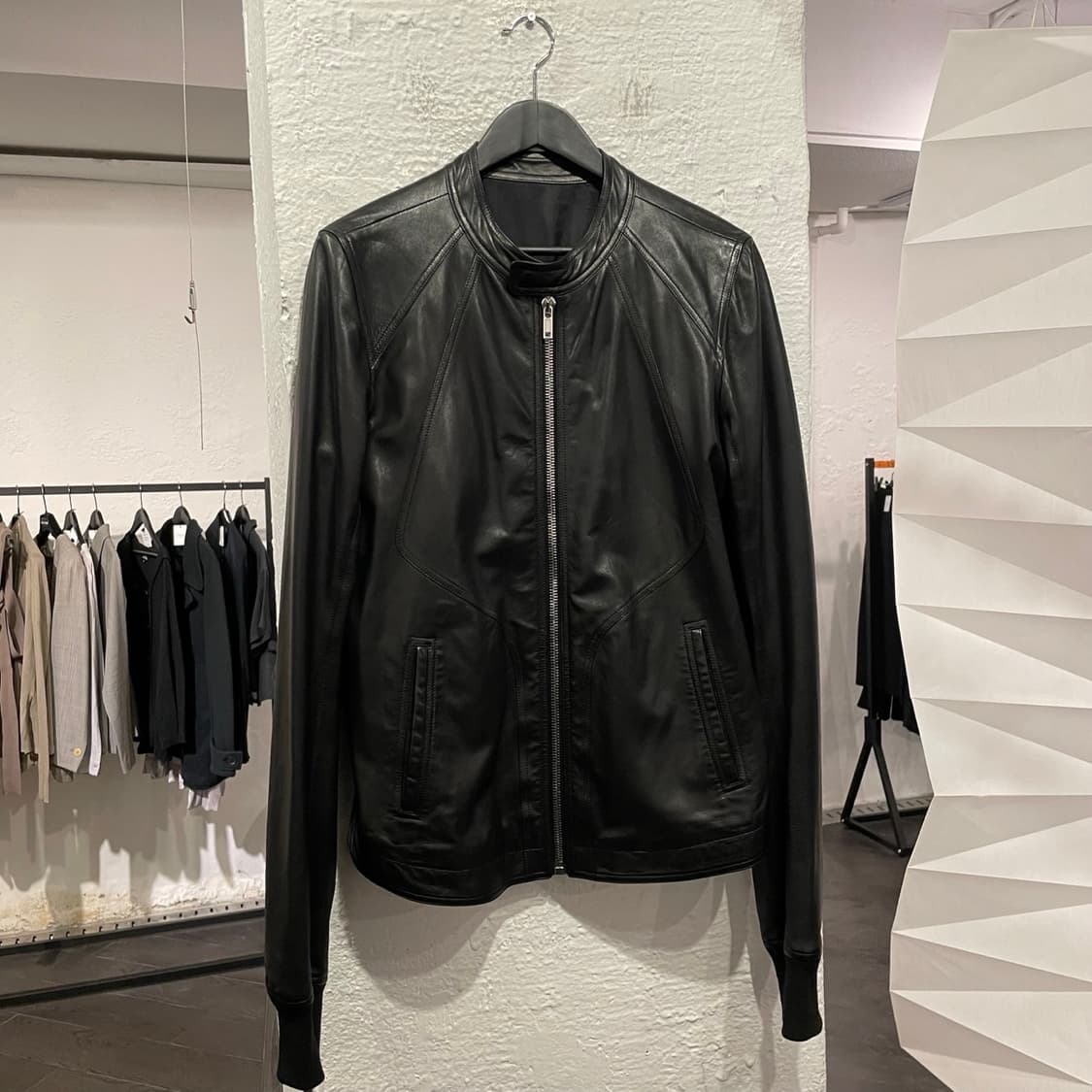 릭오웬스 램스킨 레더 자켓 상품이미지1