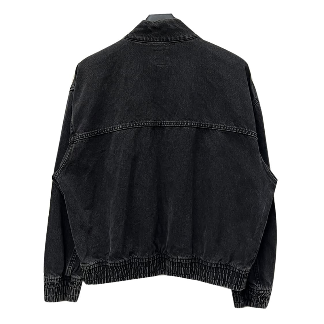 ZARA 자라 하프집업 흑청 데님 자켓 M 상품이미지2