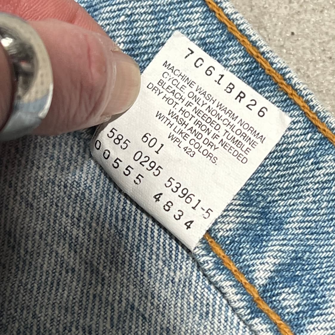 usa 리바이스 555 데님팬츠 s10117 상품이미지8