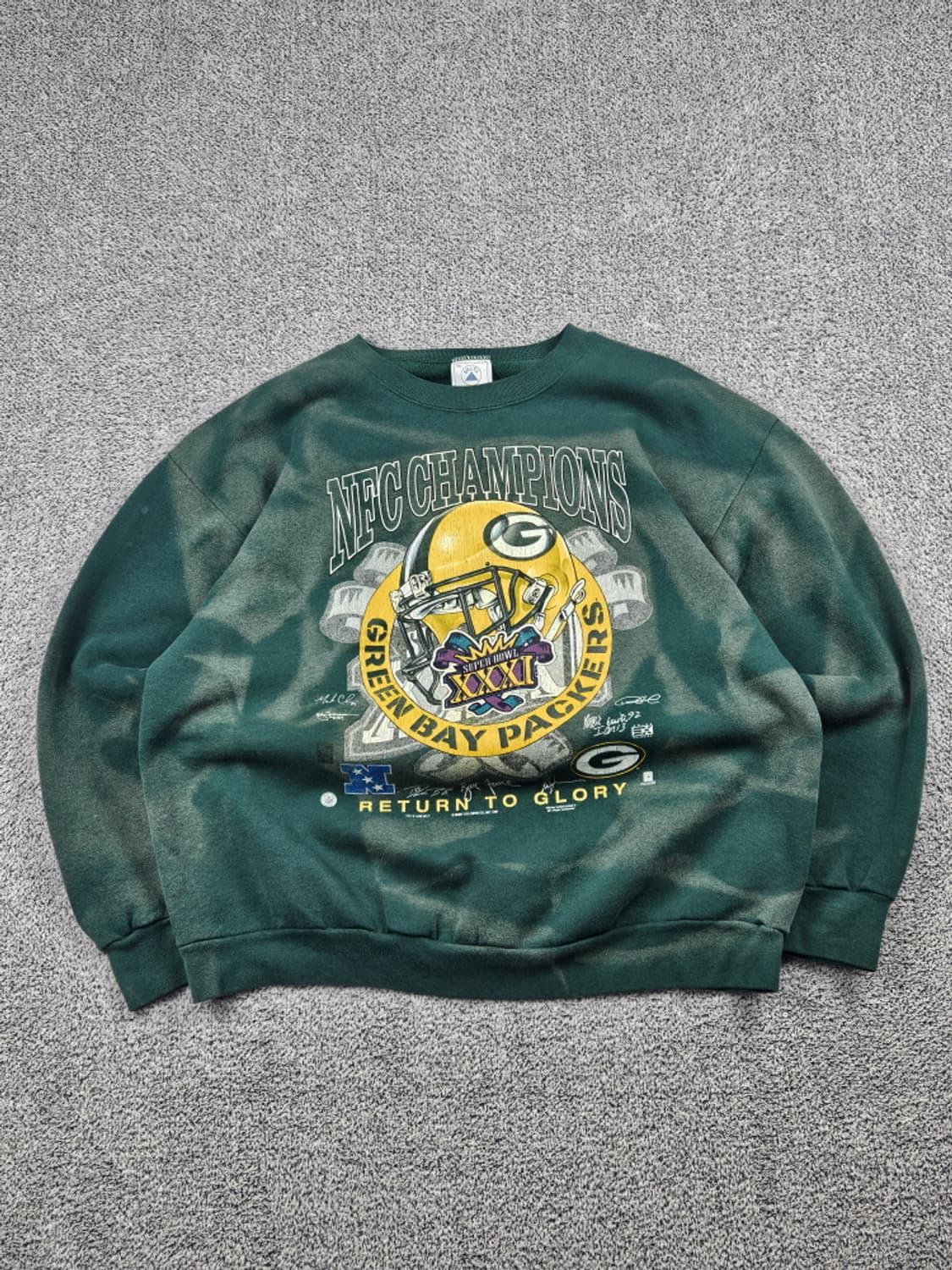 90's USA 델타 다잉워시드커스텀 맨투맨 ( 2XL ) / 10138 상품이미지1