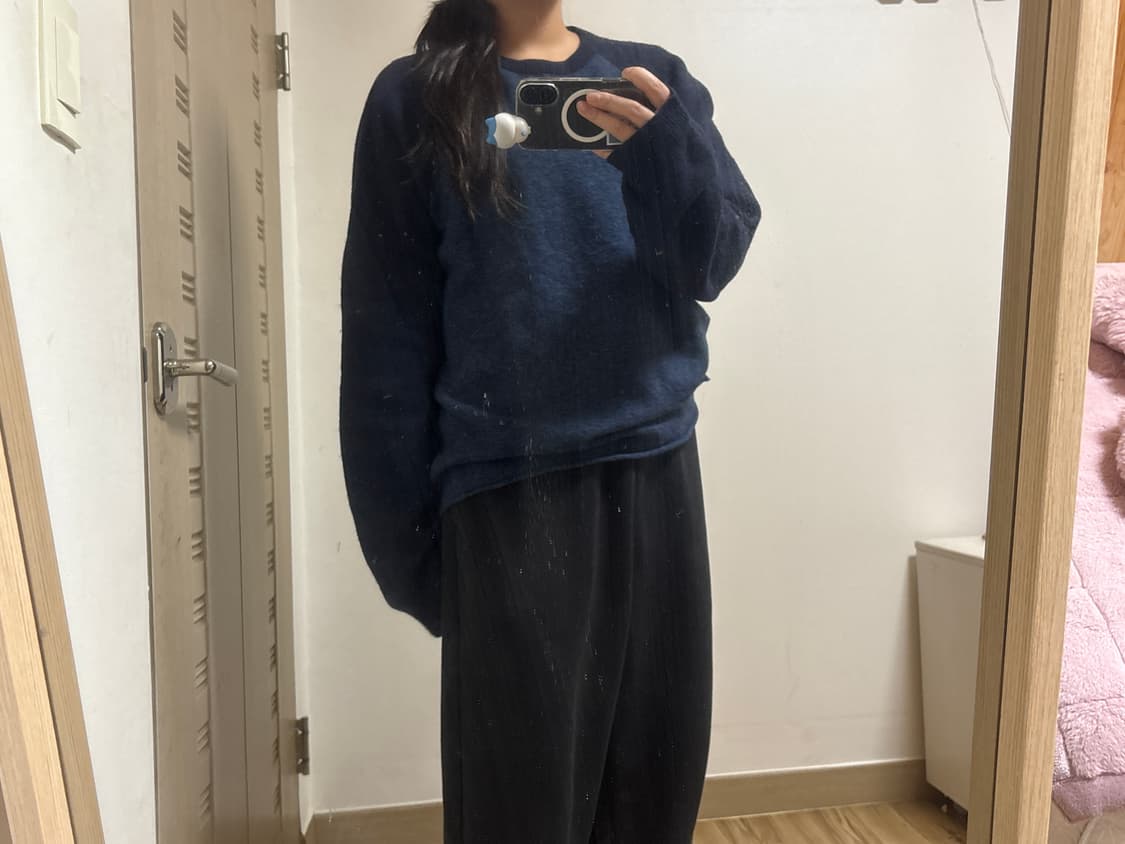 일본 빈티지 단가라 니트 상품이미지1