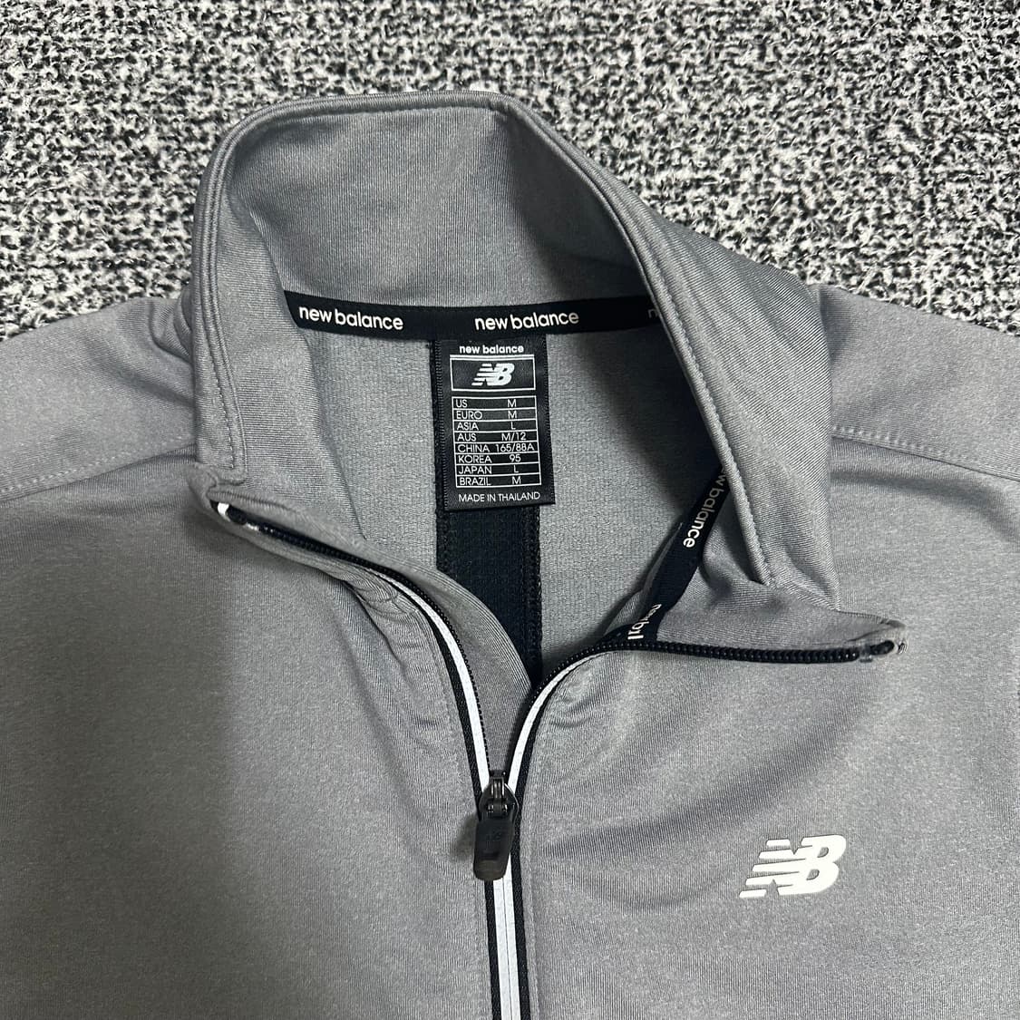 (L) 뉴발란스 그레이 트랙 자켓 져지 상품이미지2