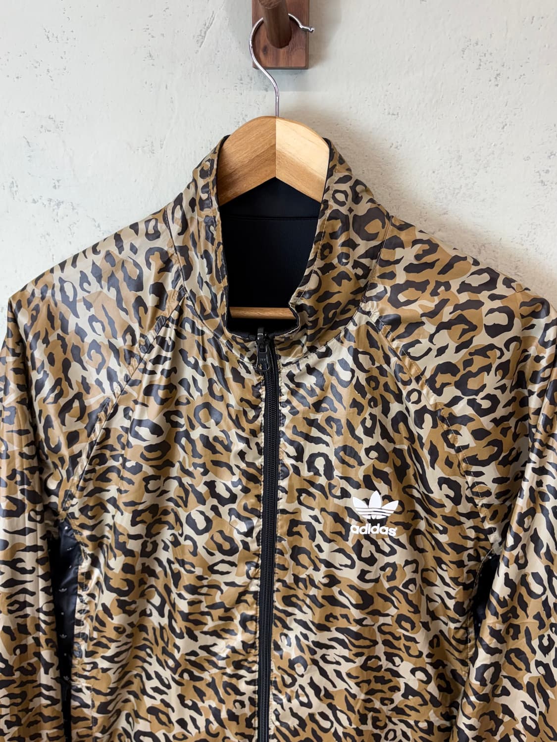아디다스 빈티지 리버시블 레오파드 트랙탑 져지 상품이미지5