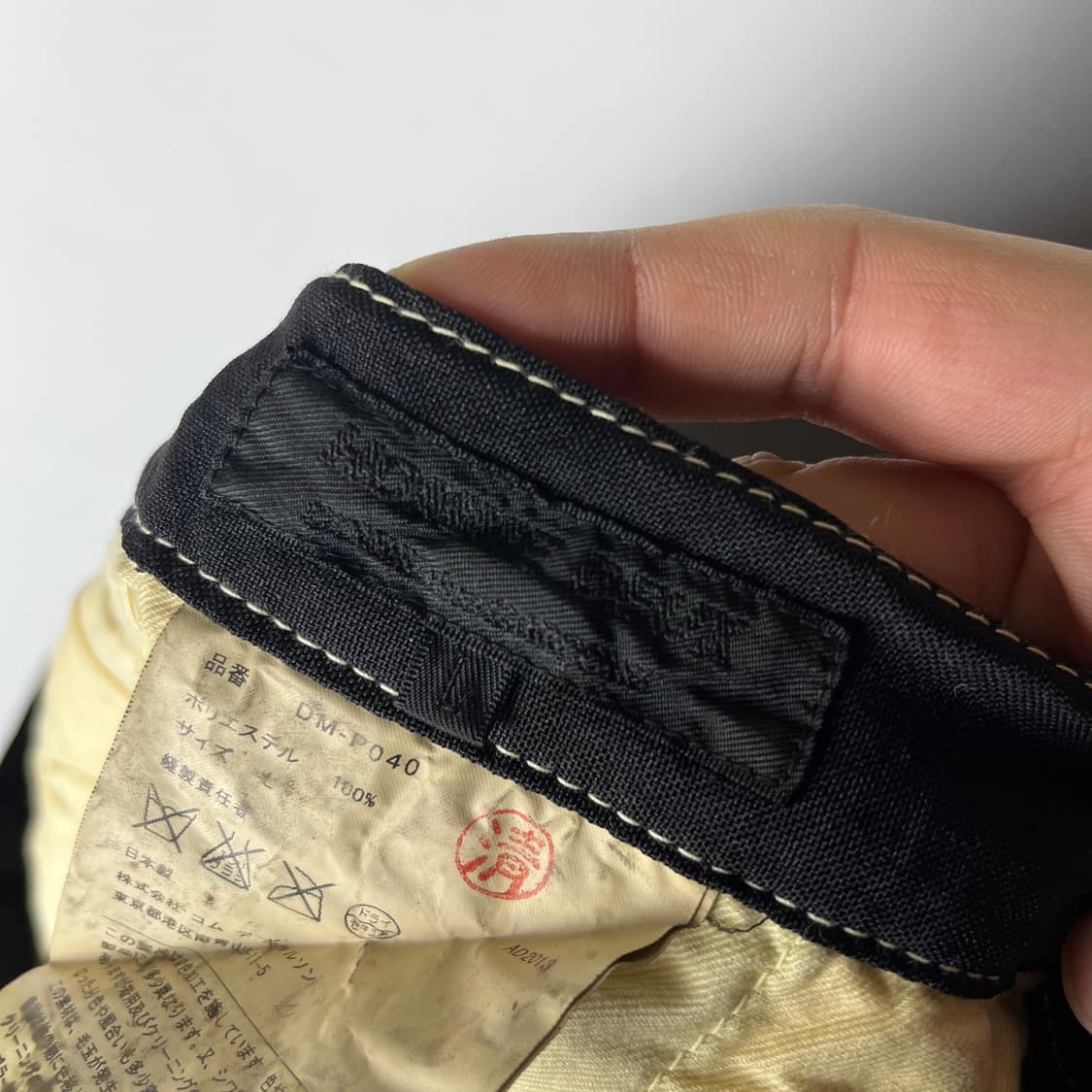 [CDG] 14S/S 꼼데가르송 옴므 듀스 커브드 슬랙스 상품이미지4