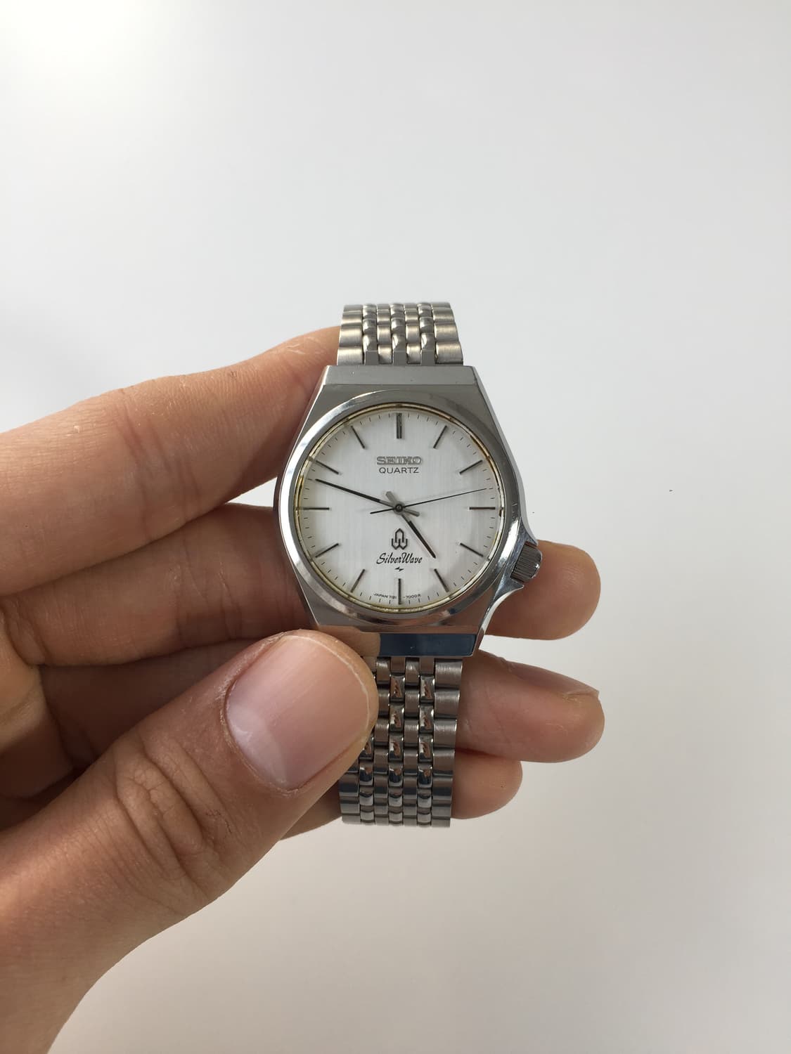 80s seiko silver wave quartz 상품이미지1