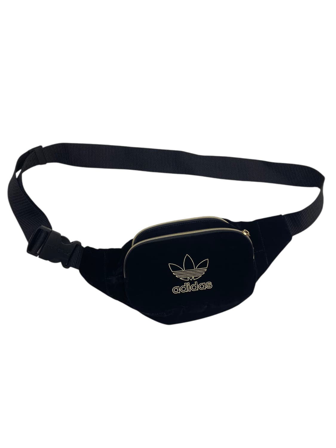 아디다스 벨벳 블랙 힙색 상품이미지1