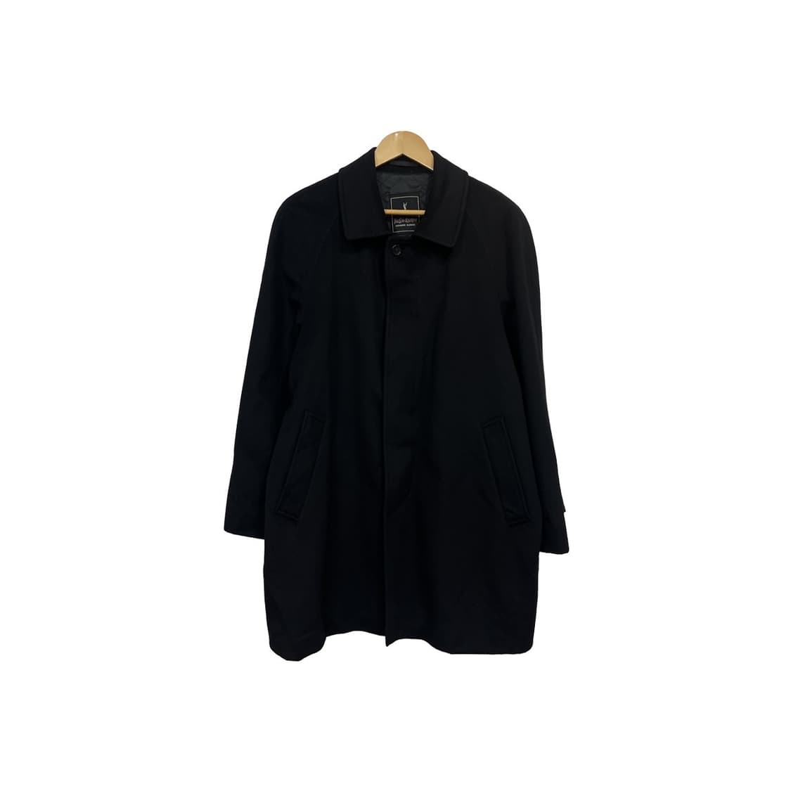 90s YSL 제일모직 입생로랑 캐시미어 발마칸 코트 상품이미지1