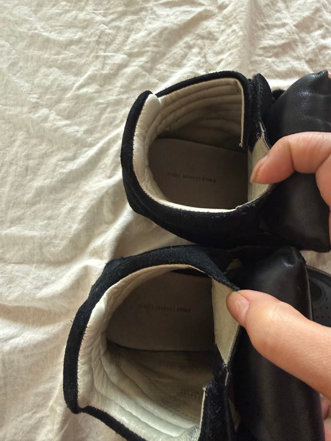 이자벨마랑 베켓 레더블랙슈즈 상품이미지4