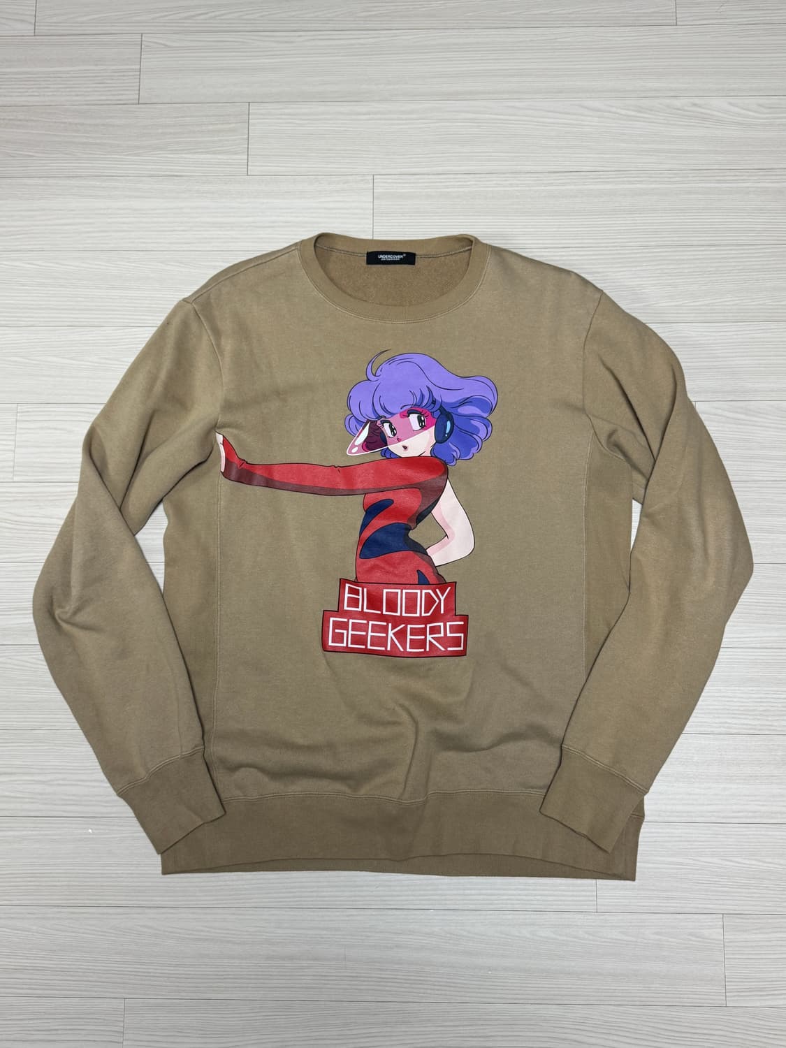 [4]언더커버 크리미마미 크루넥 브라운 상품이미지1