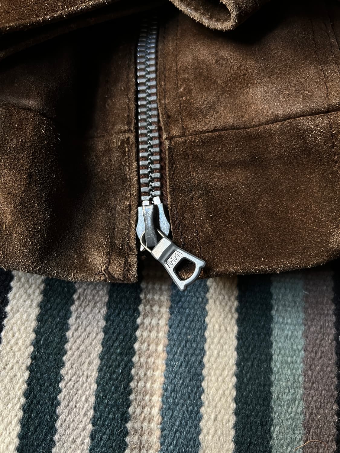 [S]8~90's 유럽 빈티지 쉐르파 스웨이드 자켓 상품이미지6