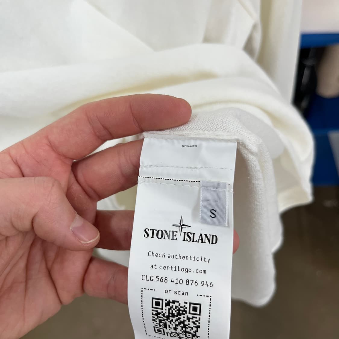 스톤아일랜드 코튼 크루넥 니트 S  상품이미지5