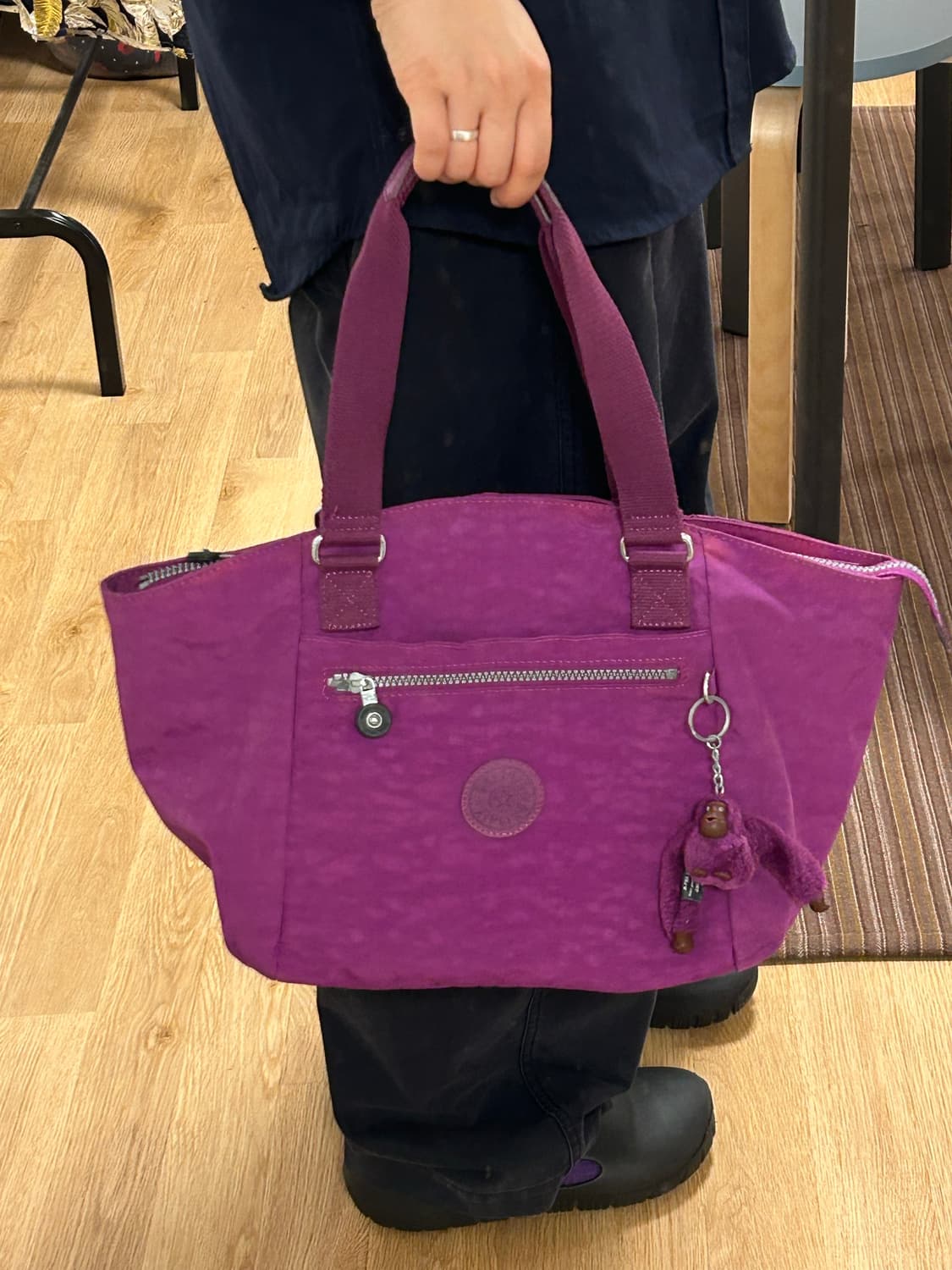 키플링 보라색 토트백 상품이미지9
