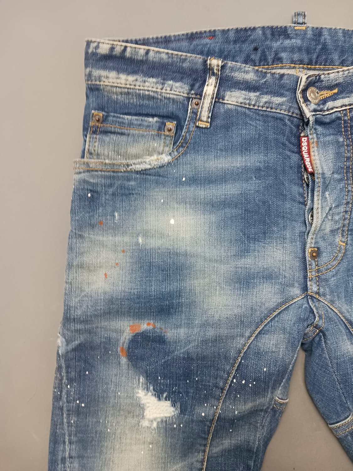 [30] 정품 디스퀘어드2 케이튼브로스 타이디바이커진 청바지 상품이미지2