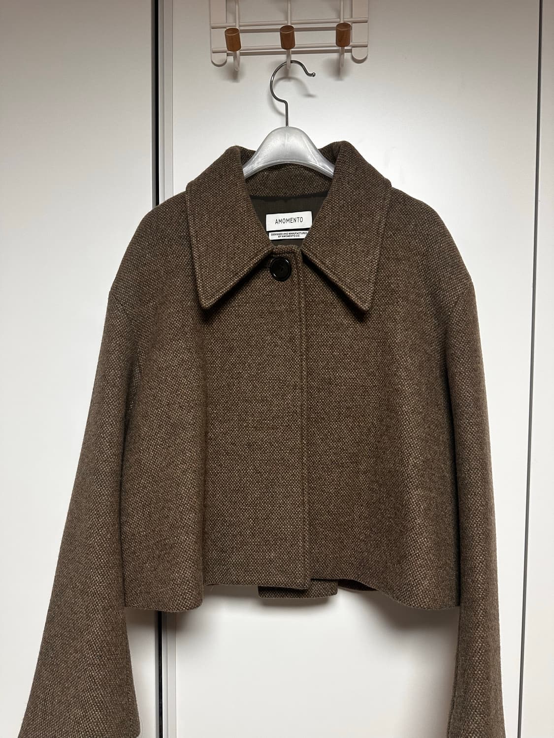 아모멘토 크롭 울 코트 상품이미지2