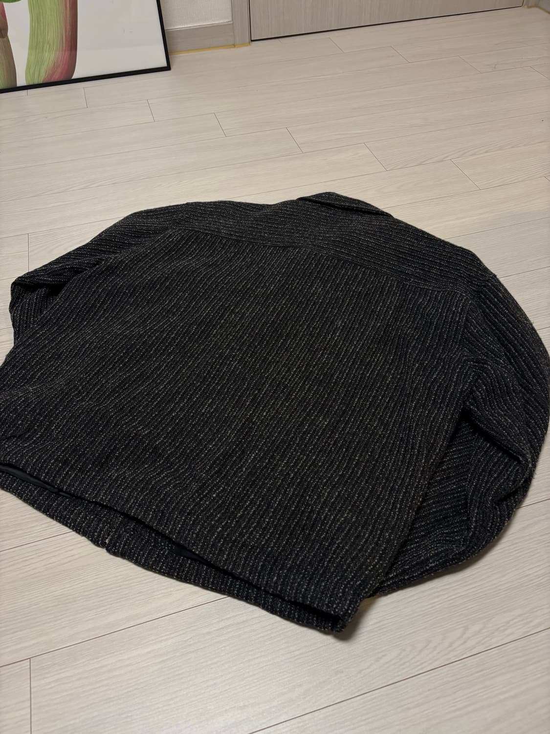 빈티지 박스핏 울 블루종 자켓 상품이미지3