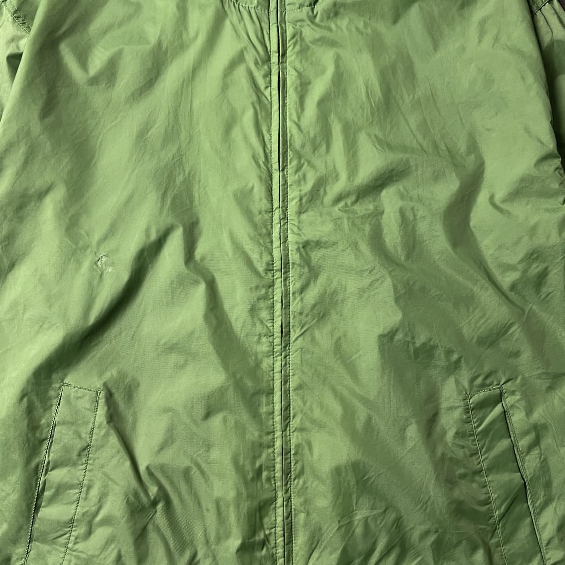 LANDS' END 빈티지 그린 후드 윈드브레이커 A00557 상품이미지3