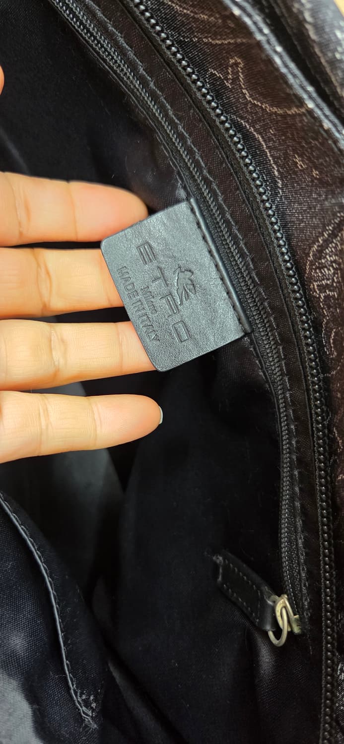 에트로 페이즐 블랙 토드백 ㅡ정품  상품이미지3