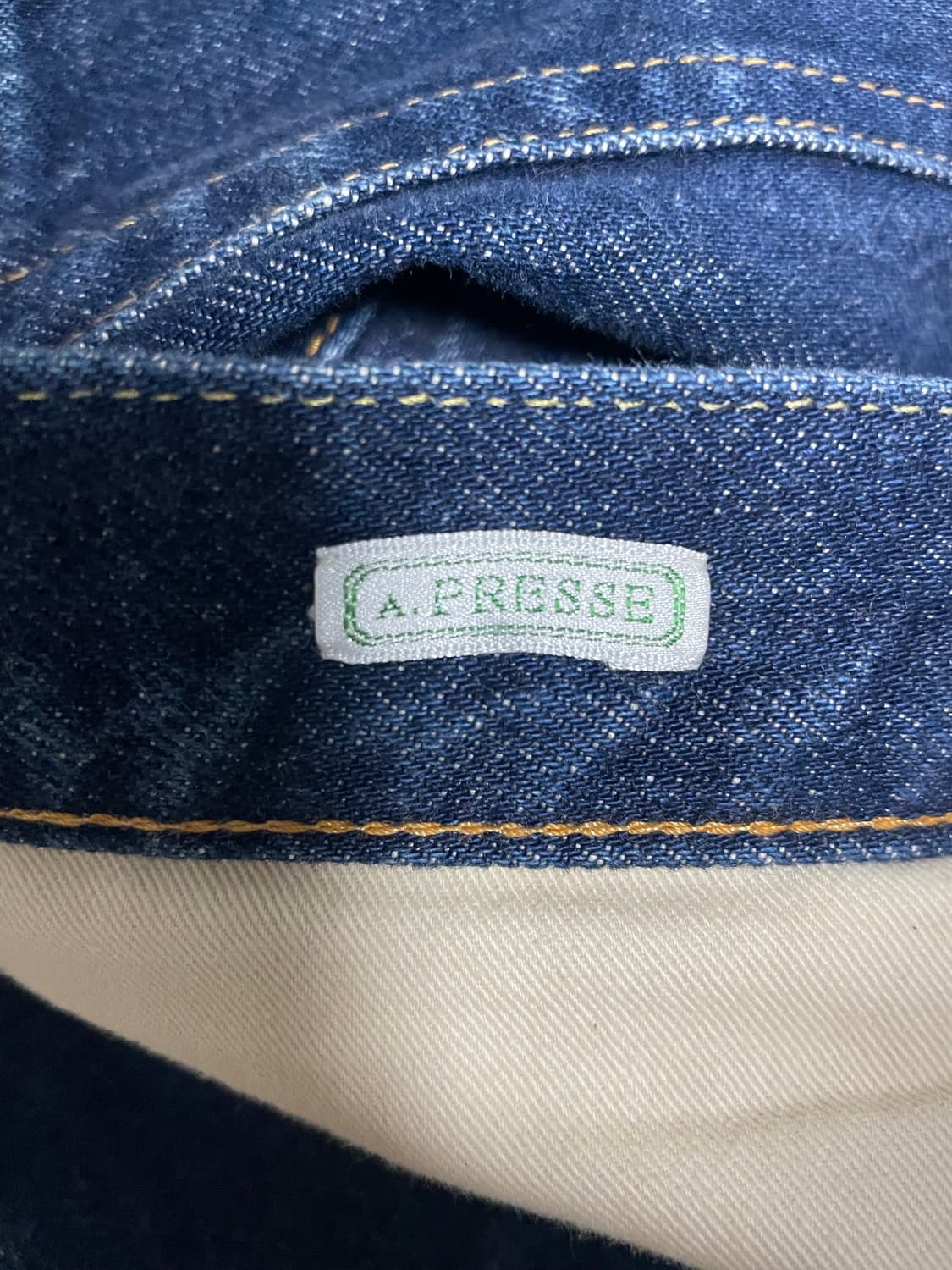 아프레쎄 22aw 워시드 데님 E 34/30 상품이미지2