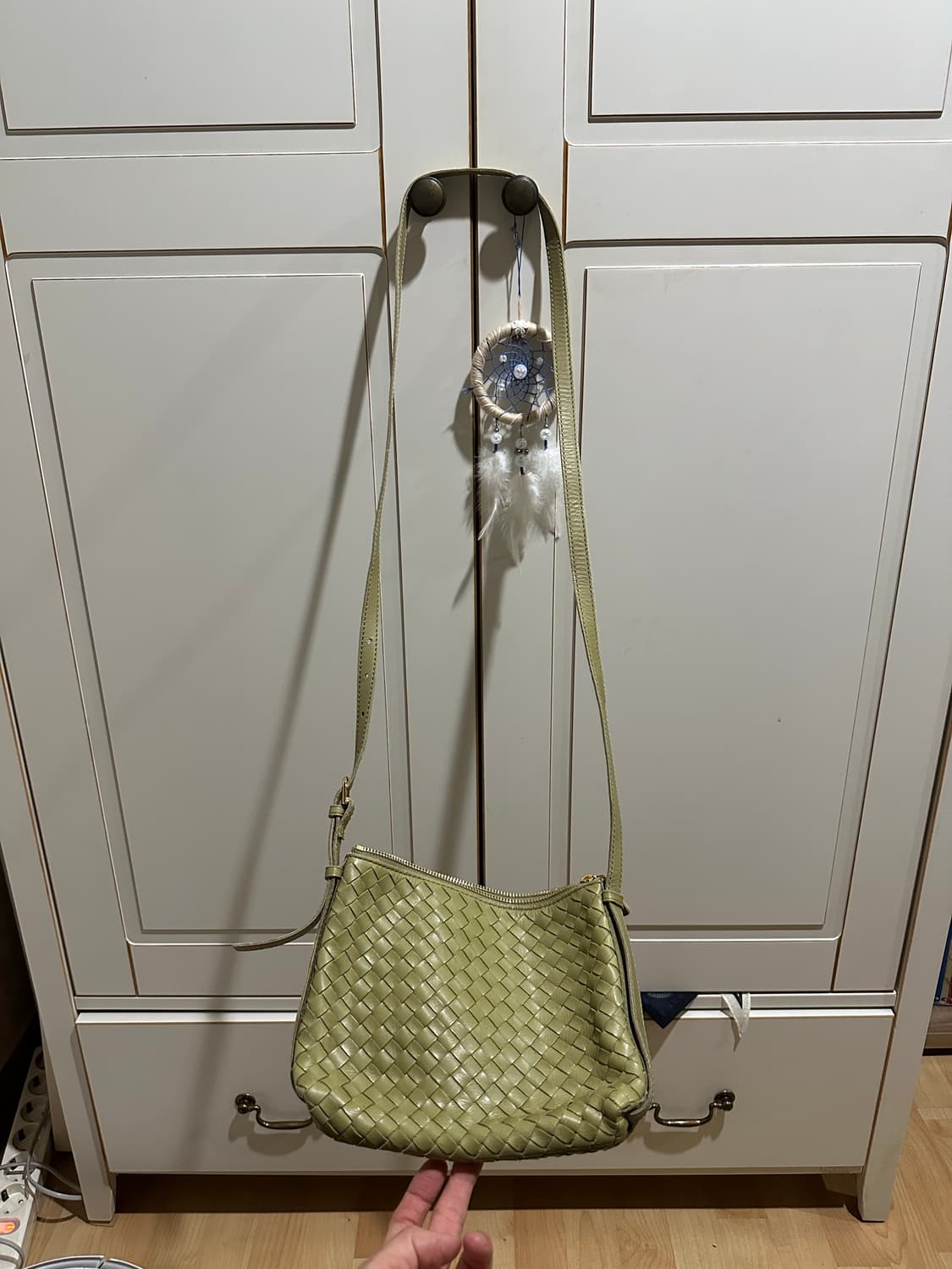 Madewell 보테가스타일 연두 숄더백 크로스백 상품이미지2