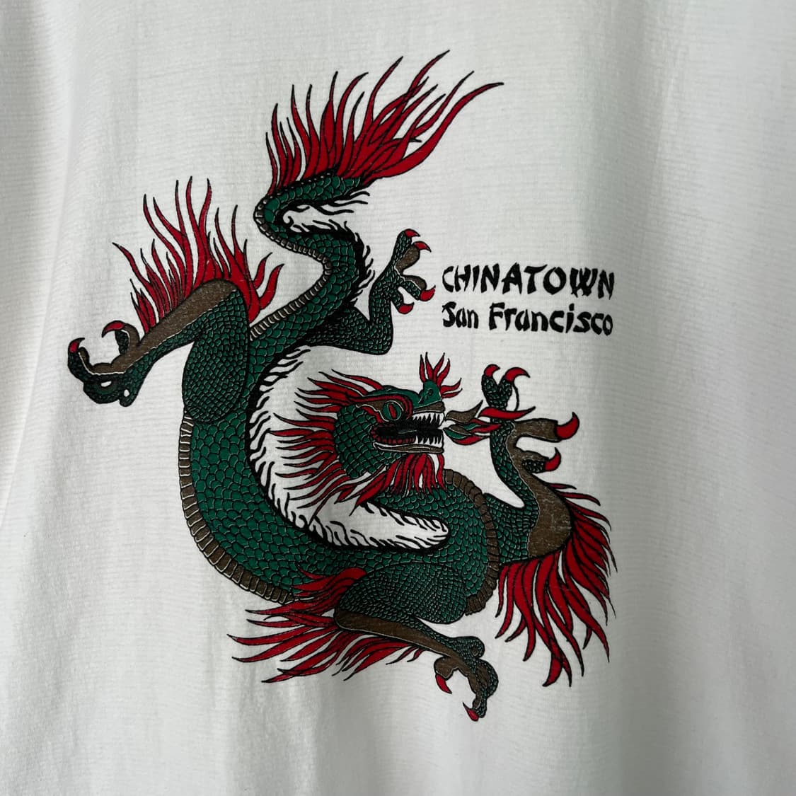 90’s ONEITA 샌프란시스코 차이나타운 티셔츠 상품이미지3
