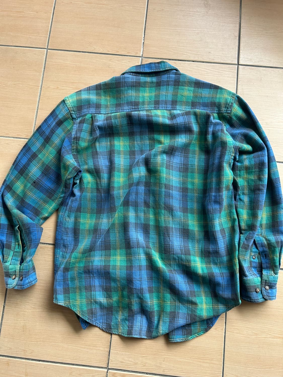 90‘s 올드갭 플란넬 체크셔츠 상품이미지4