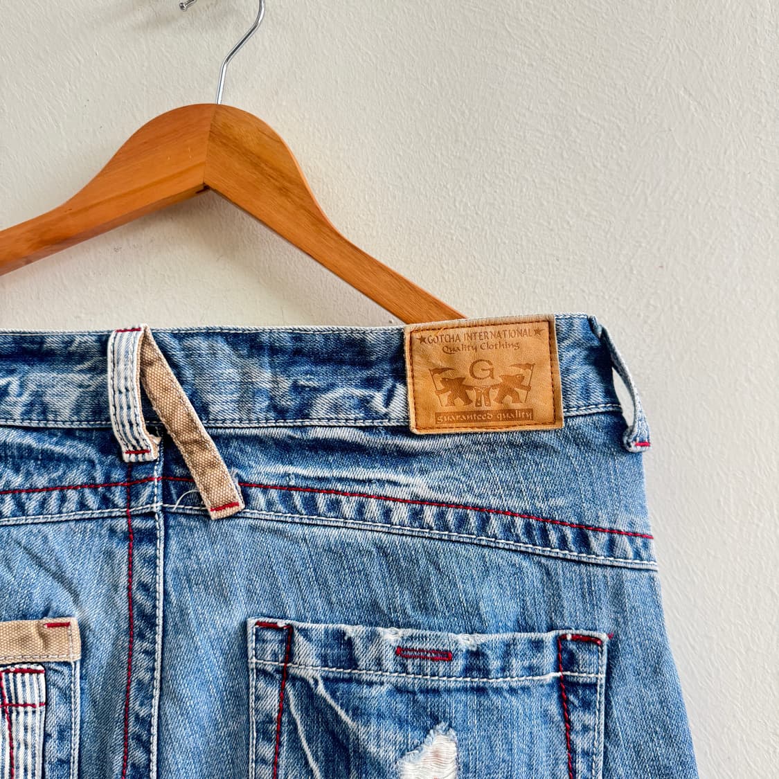 Gotha 갓차 프린팅 데님 팬츠 일본 빈티지 상품이미지9