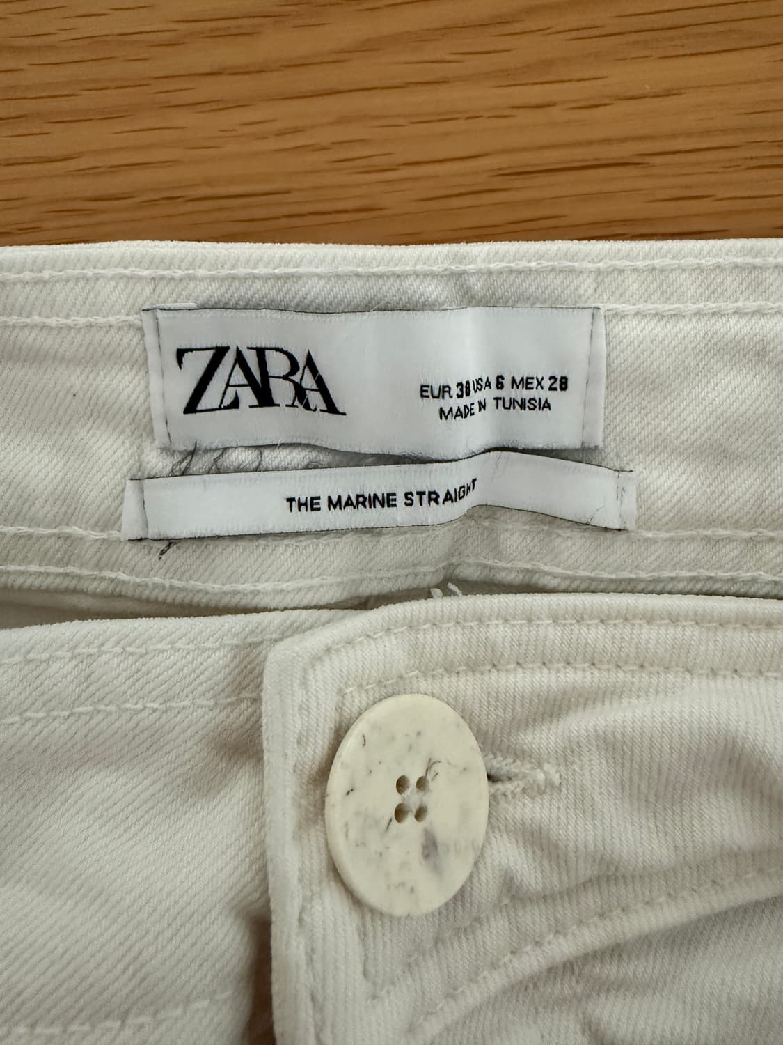 자라(ZARA) 화이트 팬츠 상품이미지6