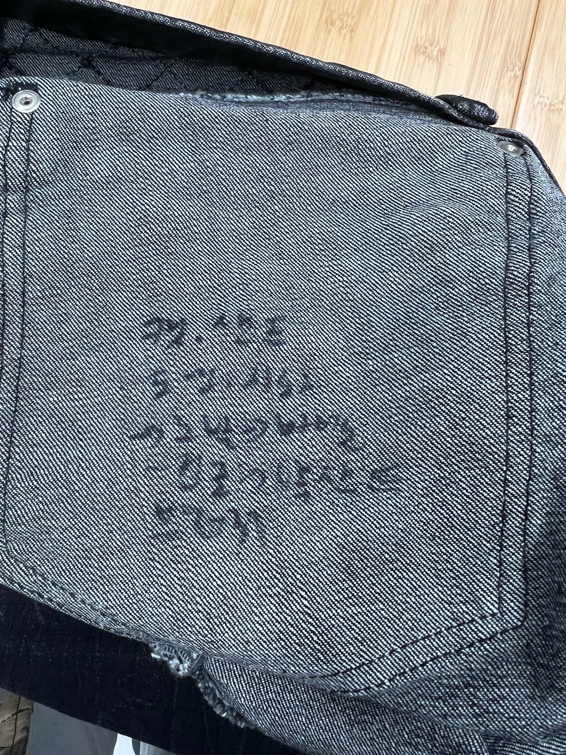 블랙 포인트 데님진  31 상품이미지8