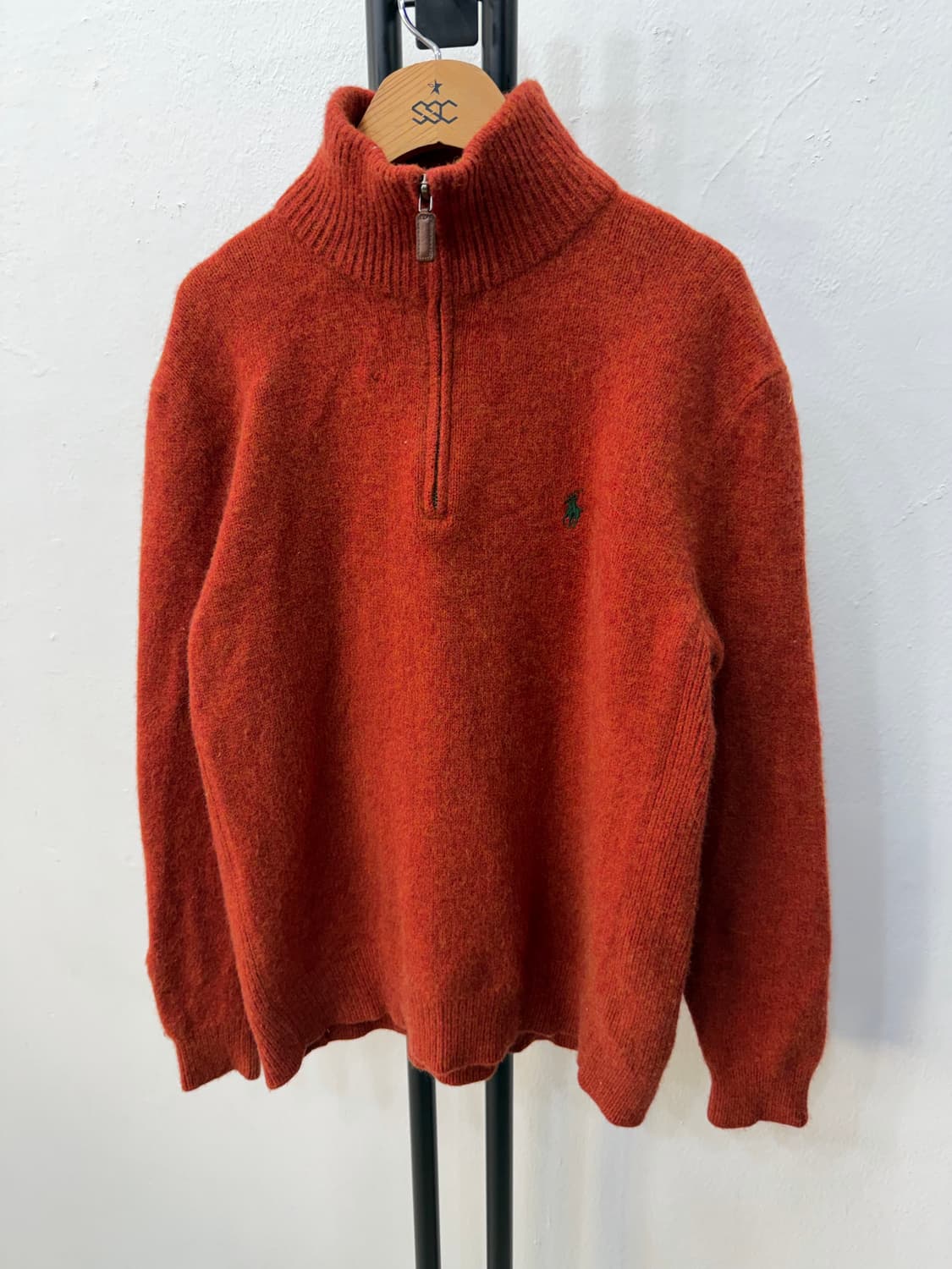정품) 폴로랄프로렌 여성 하프집업 니트 XL 상품이미지3