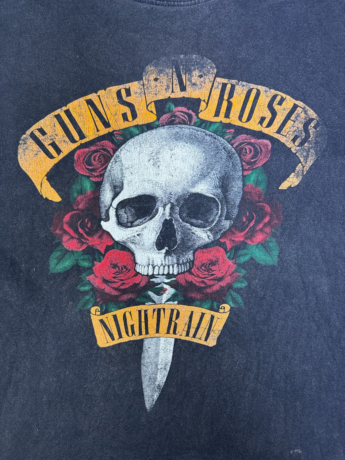 빈티지 건즈앤로지스 GUNS N ROSES NIGHT RAIN 밴드티 L 상품이미지2