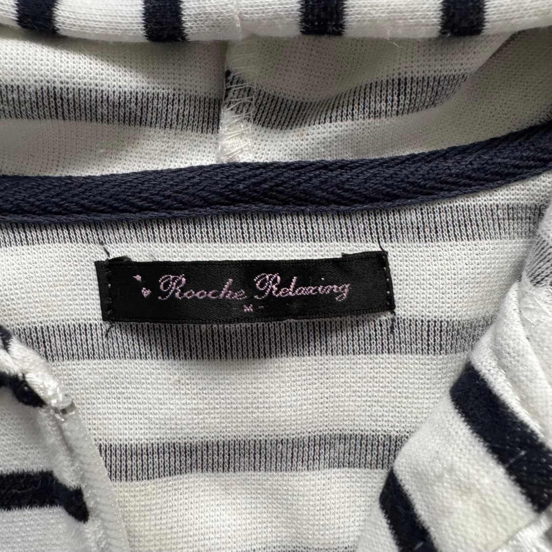 ROOCHE REARING 일본빈티지 노드 후드집업 모리걸 m 38-40 상품이미지4