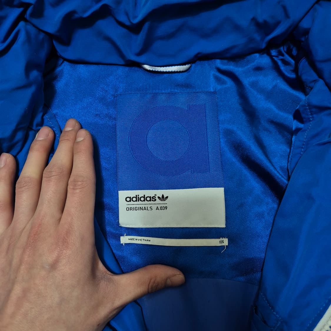 아디다스 오리지널스 A.039 다운 후드 패딩 자켓 XL(105) 상품이미지5