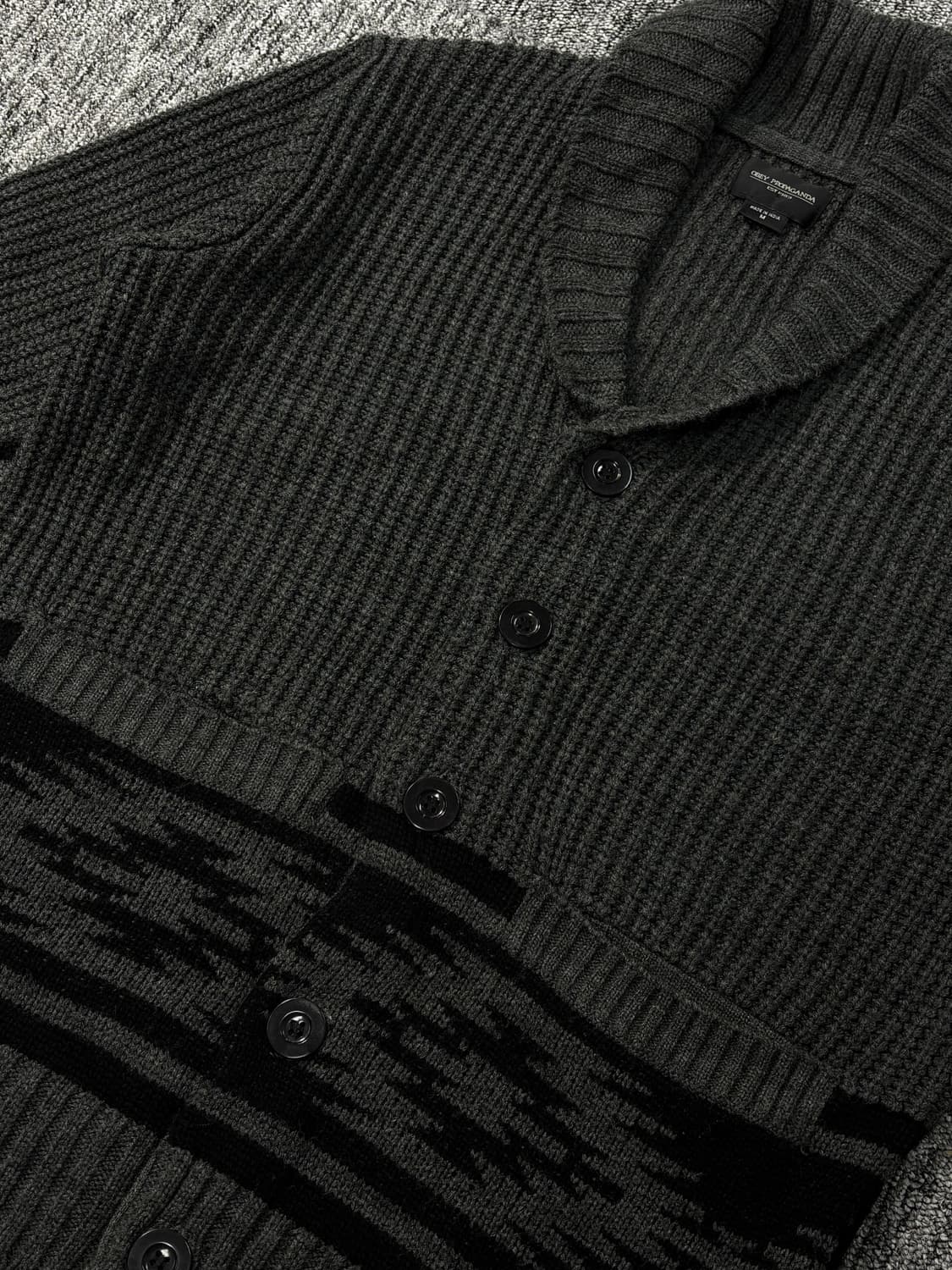 OBEY PROPAGANDA 숄카라 가디건 상품이미지3