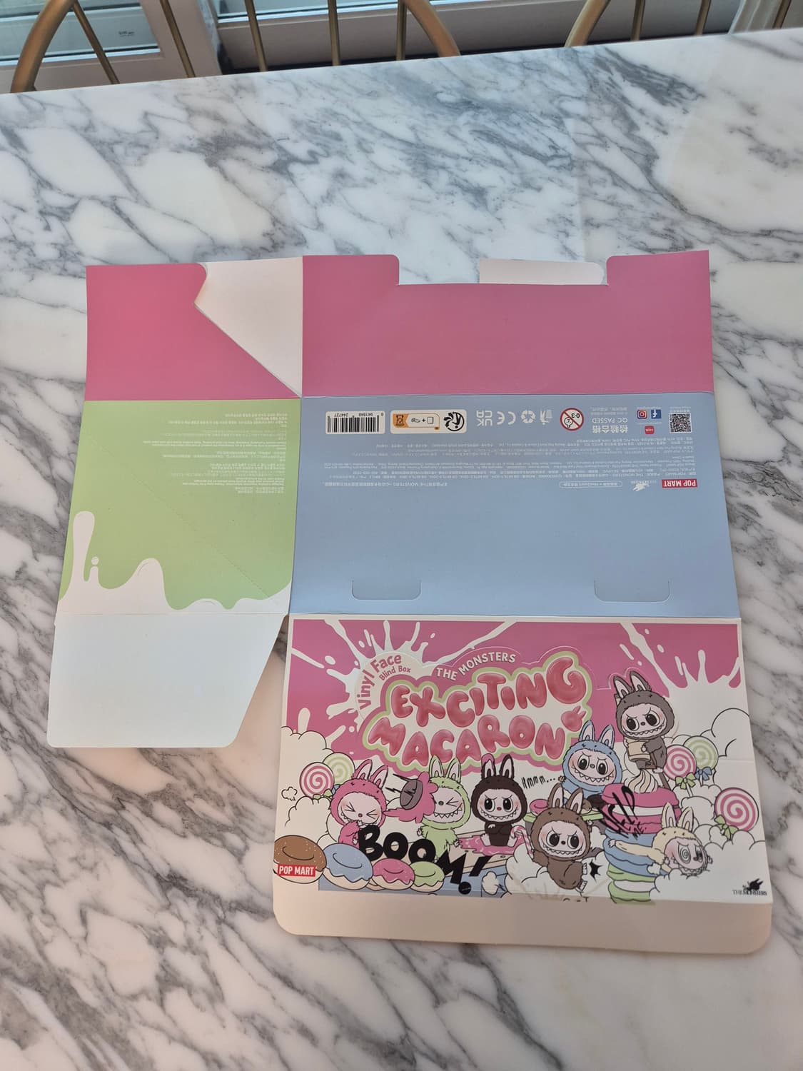 라부부 키링 빈박스 6개입 더 몬스터즈 테이스티 마카롱 시리즈 정품 상품이미지1