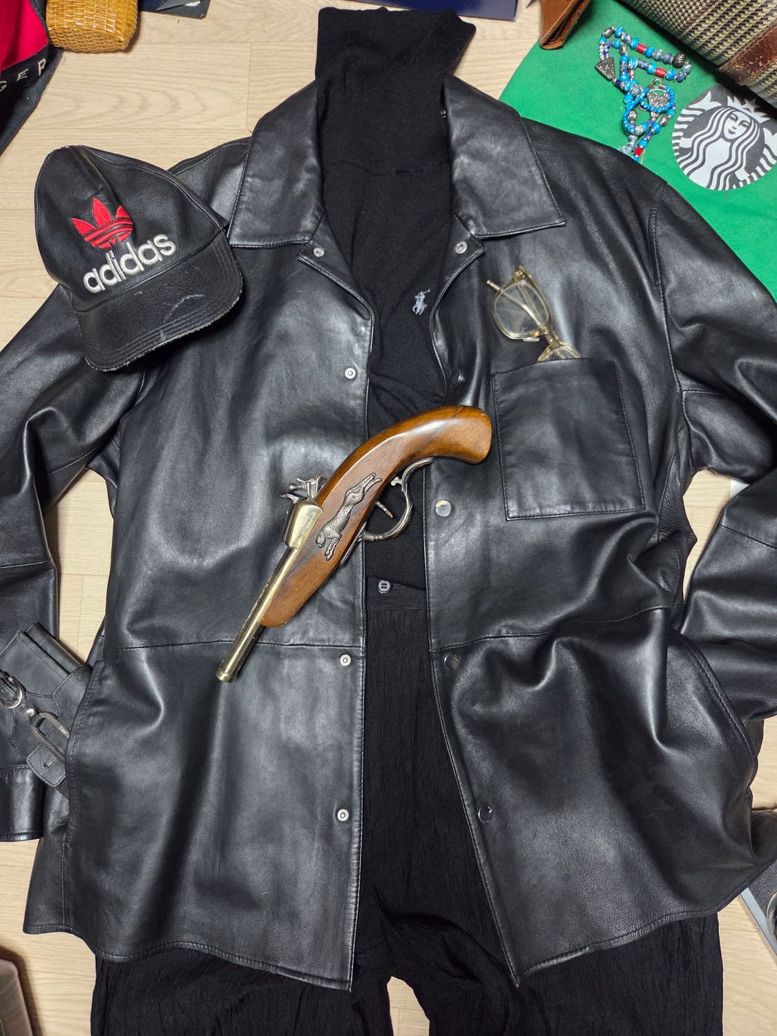 ZARA 양가죽 자켓 초어 오버셔츠 카코트 쉽스킨 코트 상품이미지4