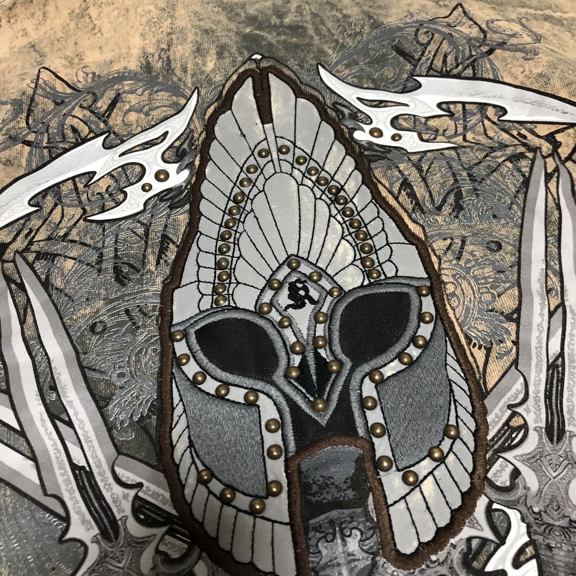 (XL) 00's 칸지 컬렉션 하드 워시드 그런지 그래피티 후드 집업  상품이미지7