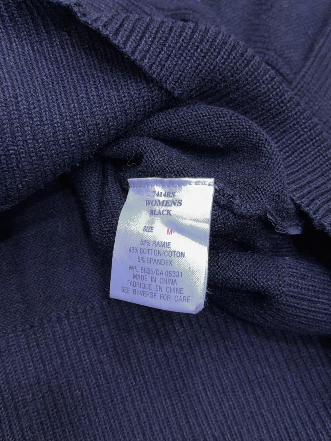 울리치 라미 블렌디드 집업 풀오버 니트 우먼스 블랙 M 상품이미지7