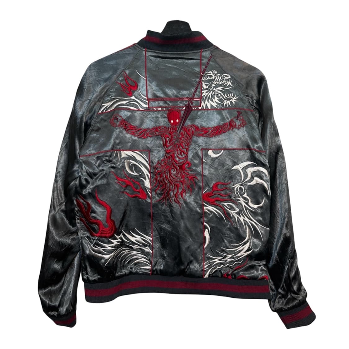 니시키X에반게리온 콜라보 네온 제네시스 리버시블 스카쟌 수베니어 자켓 S 상품이미지4