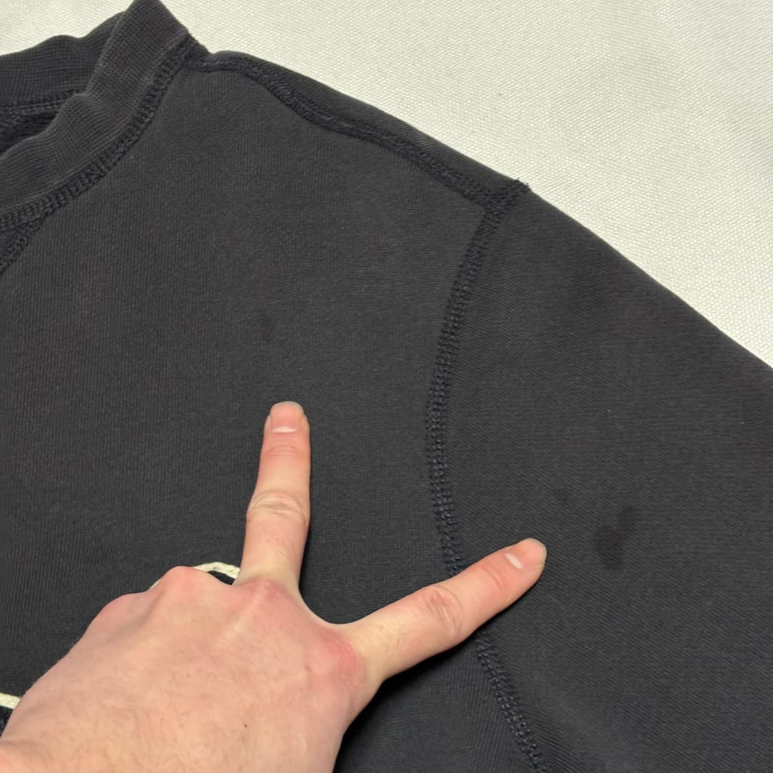 M 폴로랄프로렌 레터링 로고 블랙 맨투맨 상품이미지6